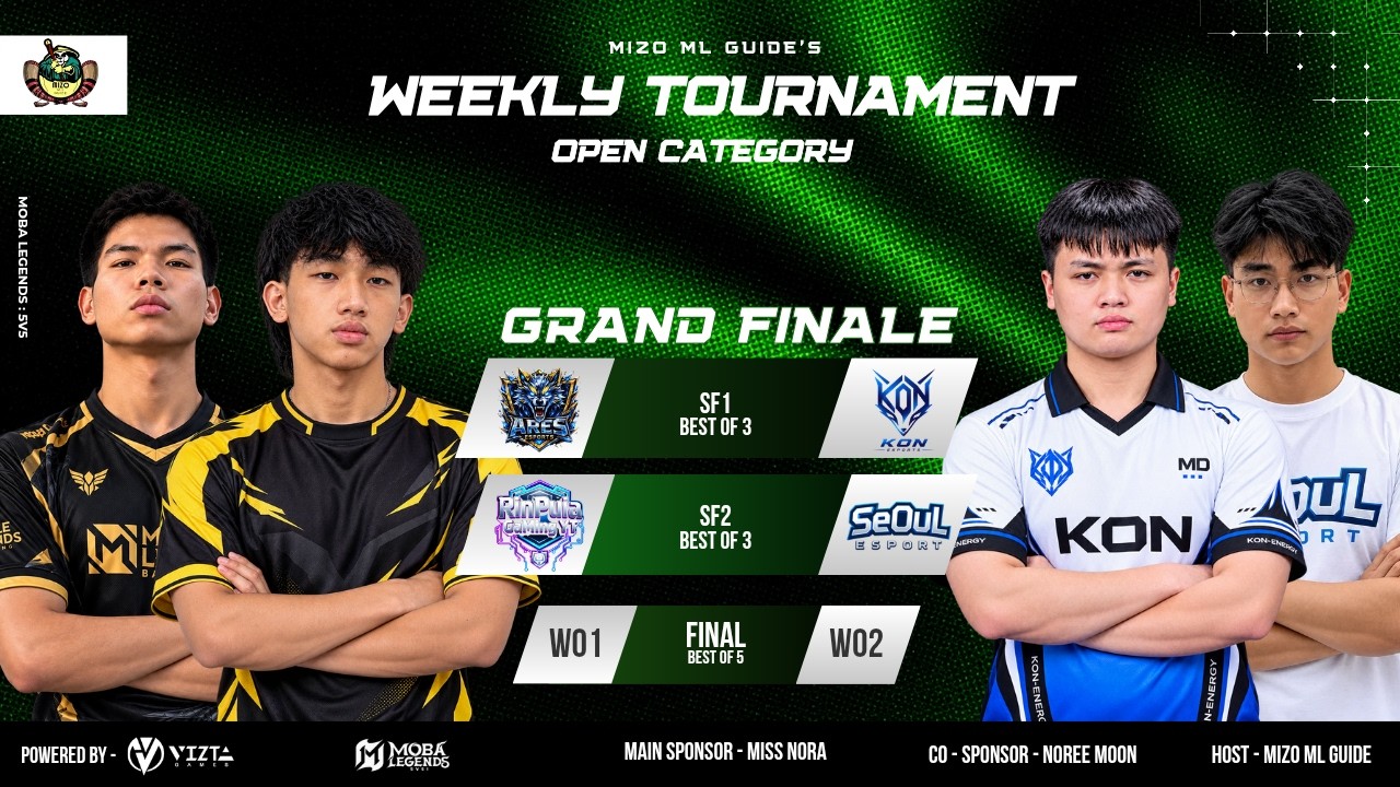🔴 GRAND FINALE  | Mizo ML Guidev Weekly Tournament 5 | Moba Legends  #gaming #mlbblive #mobalegends