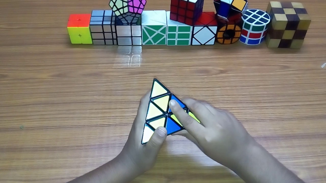 How to solve the PYRAMINX EASILY - YouTube