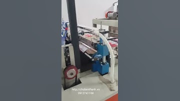 Máy cắt túi nhựa công nghệ mới.
