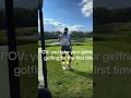 Going golfing with my girlfriend