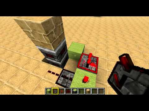 Minecraft - Vertical Double Piston Extender v2 Tutorial