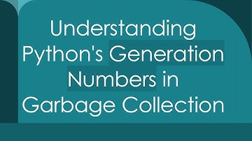 Understanding Python