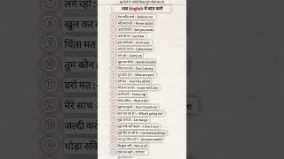 Daily Use English Sentance | Speaking English Practice #english #shorts #ytshorts #youtubeshorts