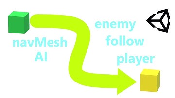 make enemy follow player using unity navMesh