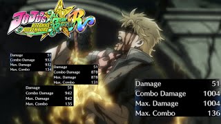 JJBA ASBR| Caesar 100% TOD Combos (878/932 + 942/1004 Damage)