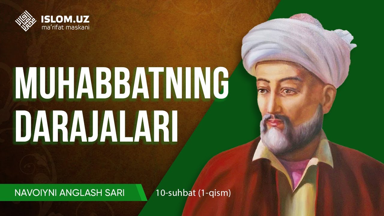 Navoiyni anglash sari | Muhabbatning darajalari  (10-suhbat, 1-qism)