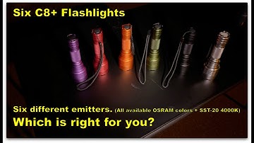 C8+ in all OSRAM colors (W1 in blue, red, amber, green, white)