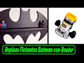 Cómo hacer Repisa Flotante de  Batman con Router