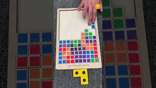 Tetris em Bloco de Madeira - Desenvolva Habilidades enquanto se Diverte  #divertido #crianças #toys screenshot 4