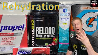 Best Rehydration Drink | Gatorade, Propel, Liquid IV, & Reload Recovery Matrix | Hydration Review