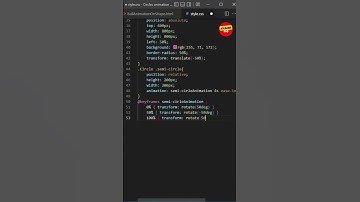 Amazing Circles Animation 💯😨 | HTML CSS #shorts #ytshorts #youtubeshorts