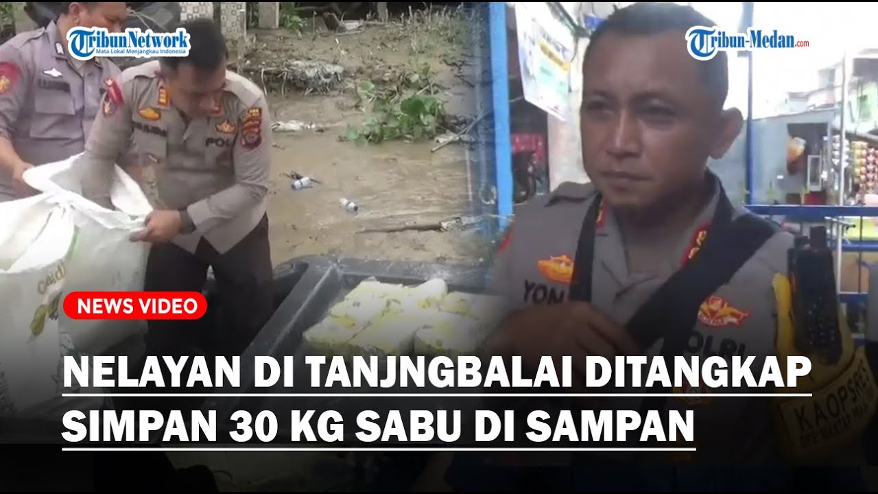 SIMPAN SABU 30 Kg di Sampan, Nelayan di Tanjungbalai Diciduk