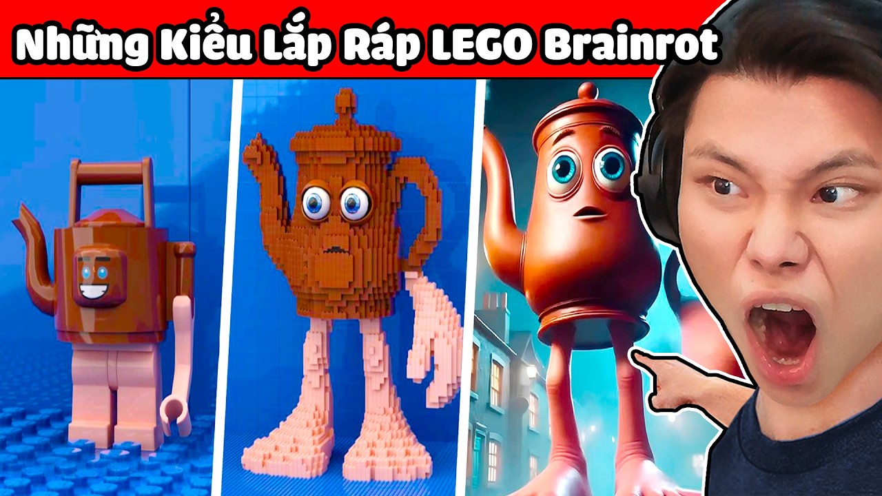 JAYGRAY HỌC NHỮNG KIỂU LẮP RÁP LEGO ITALIAN BRAINROT🧹👺👌TẤT TẦN TẬT KIỂU LẮP LEGO TUNG TUNG SAHUR