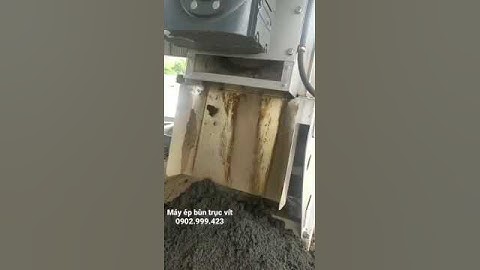 Máy ép bùn trục vít sản xuất tại Việt Nam - 0902999423