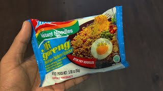 Indomie Mi Goreng Barbeque Chicken Flavor Instant Noodle Review! SOLID!!