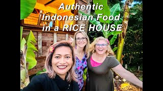 Authentic Indonesian Food In a Rice House