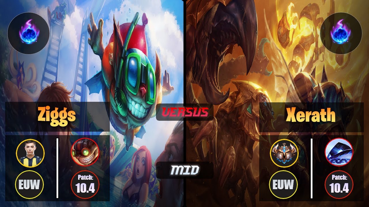Bolulu ZIGGS (Mid) [Arcane Comet] VS XERATH - Challenger EUW Patch 10.4