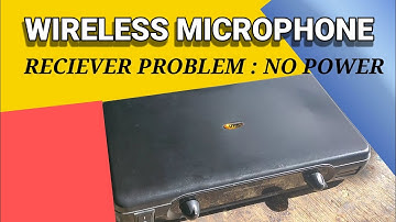 Wireless microphone reciever || No power , how to repair