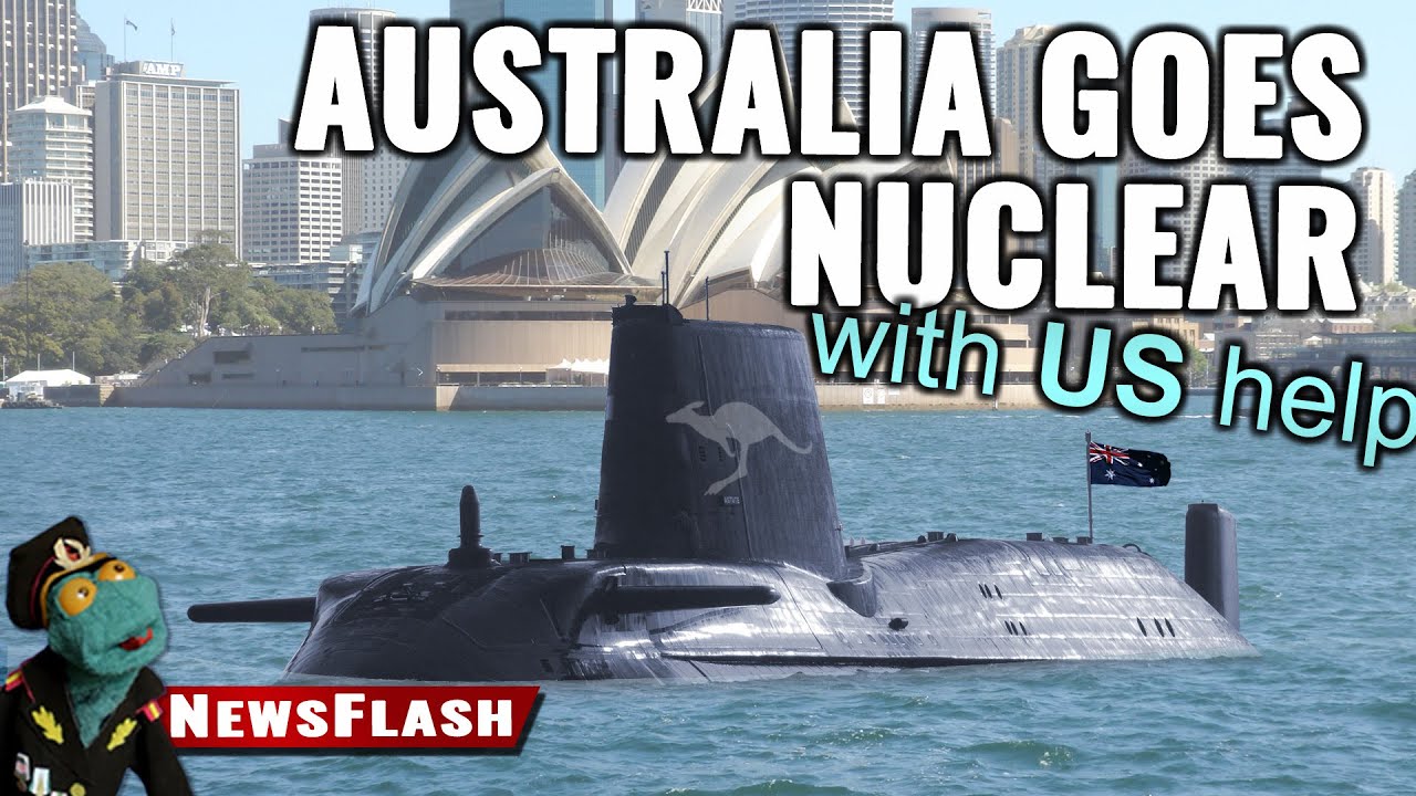 Nuclear submarines for Australia just started a new Pacific military  alliance against China! - YouTube