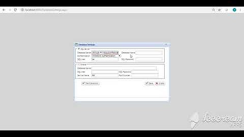 Smartoffice Attendance | Database settings