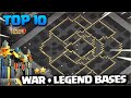Th17 War + Legend Bases🔥Th17 Anti RC Charge &amp; Anti Root Rider | Best Th17 Legend Base 2025 in coc