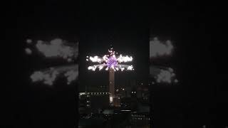 DALLAS Reunion Tower New Year’s Eve Fireworks 💥🍾🥂🎉