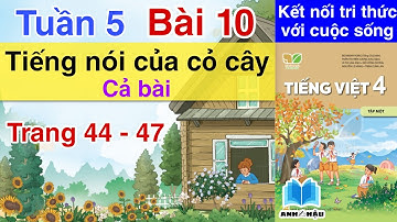 Tiếng Việt 4 | TUẦN 5 | BÀI 10 | TIẾNG NÓI CỦA CỎ CÂY | Trang 44 45 46 47 | KẾT NỐI TRI THỨC | Tập 1