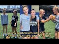 OLIVIA PONTON IGTV SERIES WITH GF KAILA NOVAK TEACH HER PLAYING SOCCER