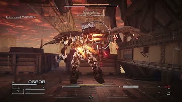 Armored core 6/IV Sea Spider Bossfight with Loader 4(No OS tunning)