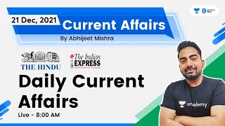 Daily Current Affairs 2021 | Current Affairs | 21 December Current Affairs 2021 | By Abhijeet Mishra