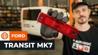 Kā nomainīt Dzesēšanas šķidruma flancis FORD TRANSIT MK-7 Box - tiešsaistes bezmaksas video