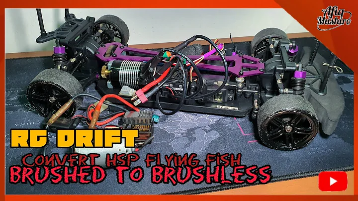 RC DRIFT | Convert Brushed to Brushless Motor | HSP Flying Fish