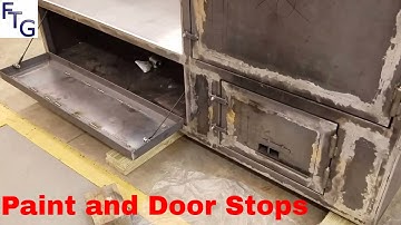 Insulated Reverse Flow BBQ Smoker Trailer Build Part 11