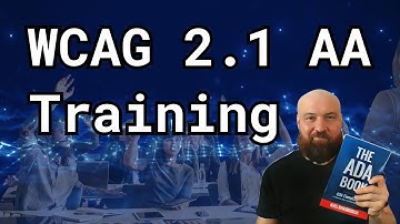Questions on WCAG 2.1 AA Training: Is Learning the Web Content Accessibility Guidelines Hard?