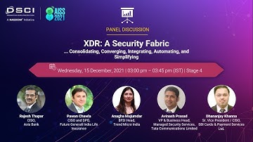 XDR: A Security Fabric | Panel Discussion at AISS 2021, Day 1
