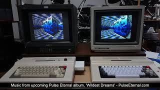 TRS-80 CoCo 3 6309 v 6809 3D Texture Demo
