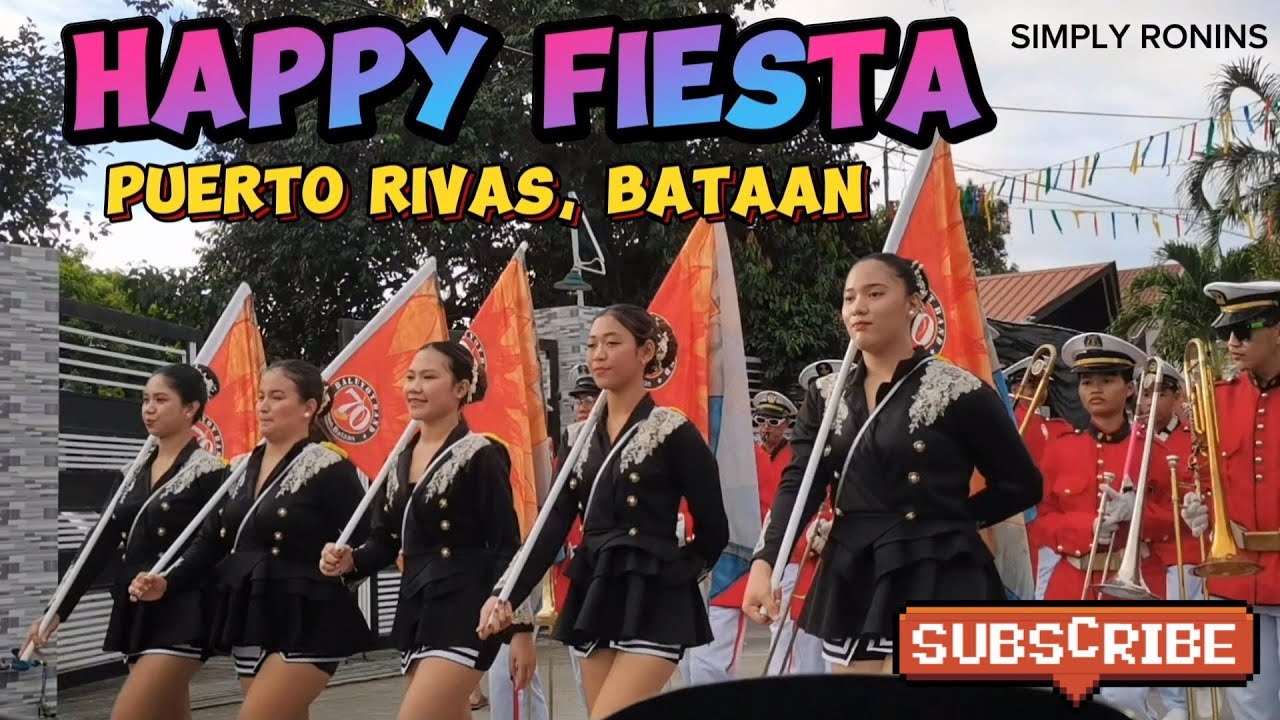 HAPPY FIESTA PUERTO RIVAS BATAAN |DRUM AND BUGLE PARADE #fiesta #fypシ ...
