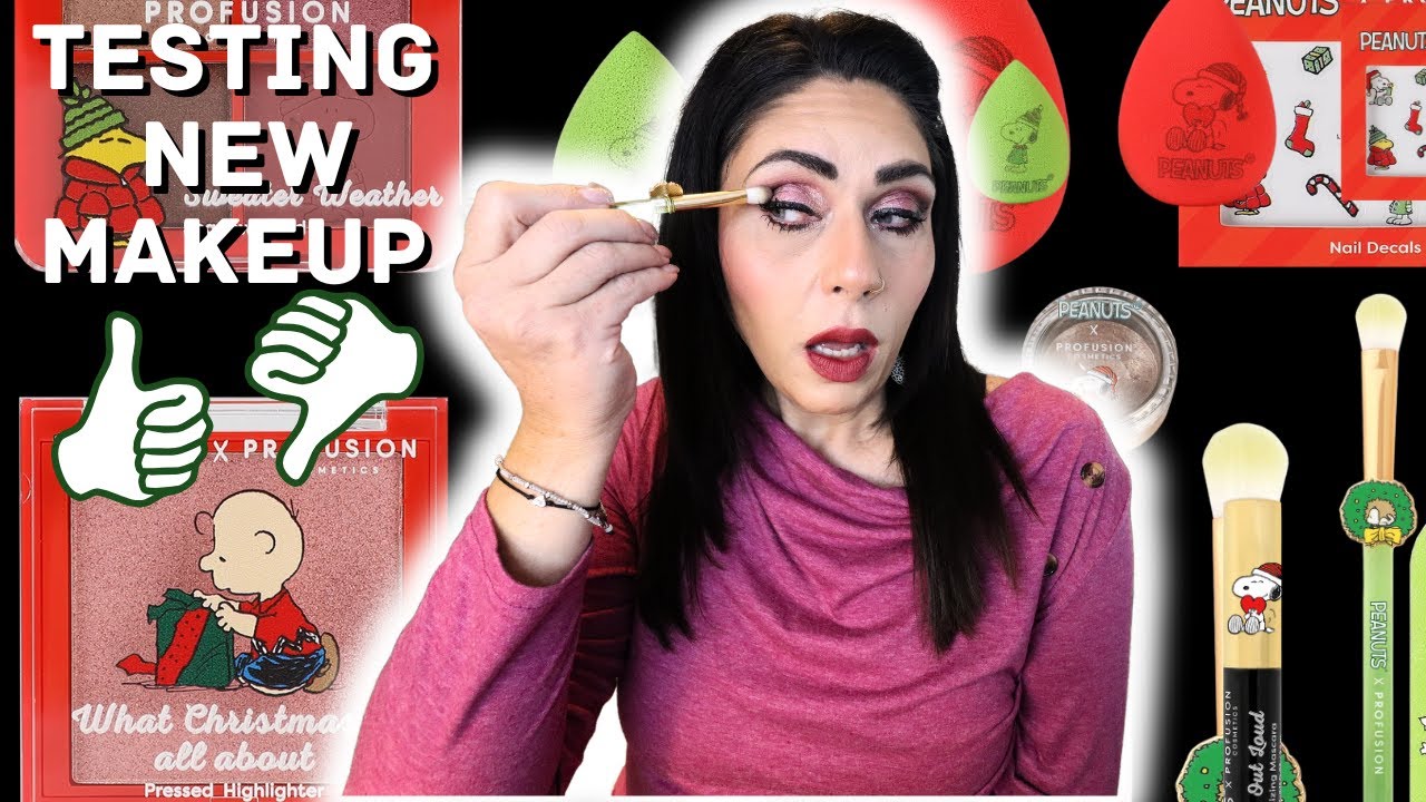 TESTING NEW MAKEUP - PROFUSION ADVENT CALENDAR MAKEUP - I REALLY DON'T LIKE IT.... TUTORIAL & REVIEW