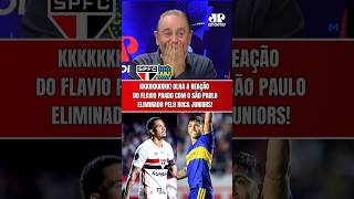 OLHA A REAÇÃO DO FLAVIO PRADO COM O SÃO PAULO ELIMINADO PELO BOCA JUNIORS NA COPA SUL-AMERICANA!