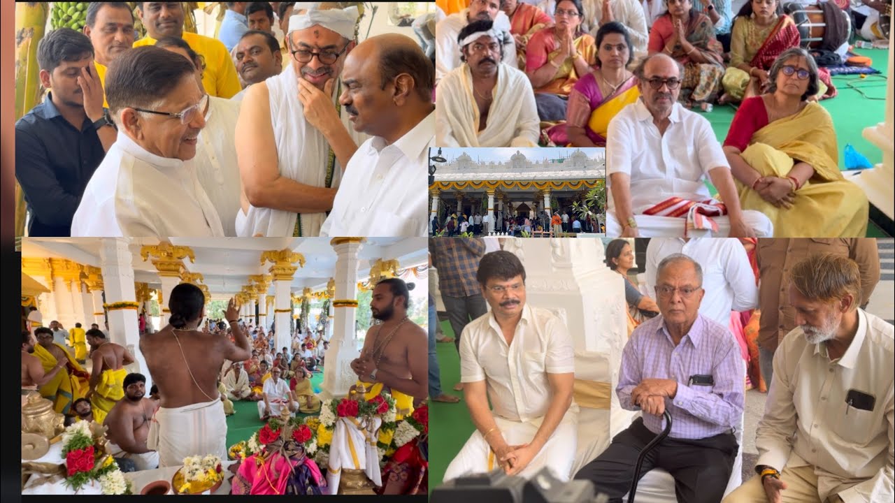 మూవీ టవర్స్ దైవ సన్నిధానం | Daggubati Suresh Babu inaugurates Siva Kesava maha sannidhanam temple