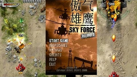 Symbian s60v3 : Sky Force Reloaded | Emulator EKA2L1 for Android