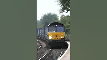DRS 66 Tesco train passing Tamworth to Doncaster with Tones #tones #trains #railways #class66