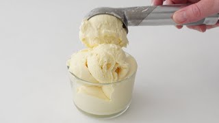 3 Ingredient Eggless Vanilla Ice Cream made in a  Blender