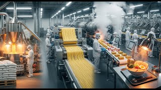 Inside a Modern Ramen Factory: From Wheat Grain to Steaming Bowls (Full Process)