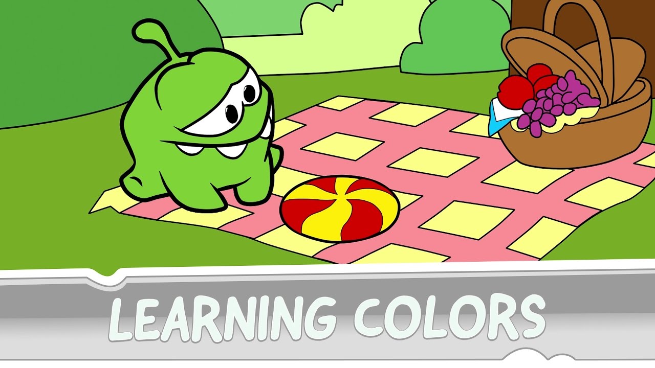 ⁣Learning Colors with Om Nom -  Mad Tea Party