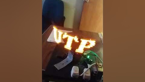 Letrero POV con arduino