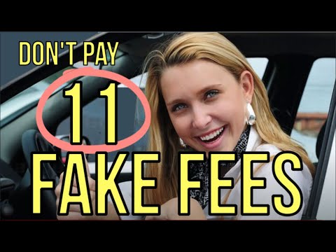 11 FAKE CAR FEES: DO NOT PAY In 2023 At New/Used CAR Dealerships - AUTO FINANCE: Kevin Hunter
