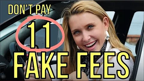 11 FAKE CAR FEES: DO NOT PAY in 2025 at New/Used CAR Dealerships - AUTO FINANCE: Kevin Hunter