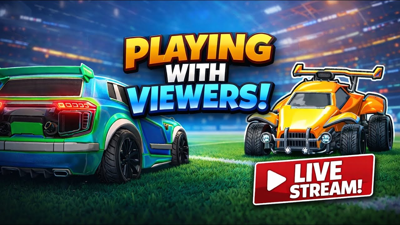 Playing with Viewers LIVE!! | Rocket League (Twitch)