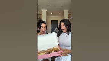 Kylie Jenner and Stassie Baby eat SIX different Crumbl cookies in Mukbang taste test video